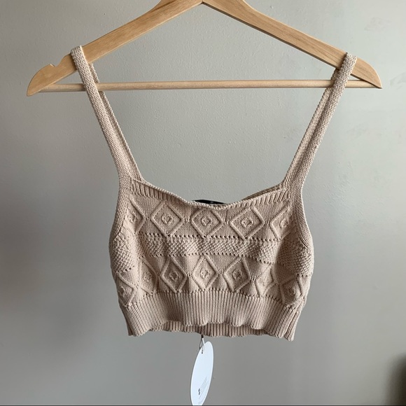 NWT Seven Wonders Rose Knit Tank Top - Picture 8 of 8